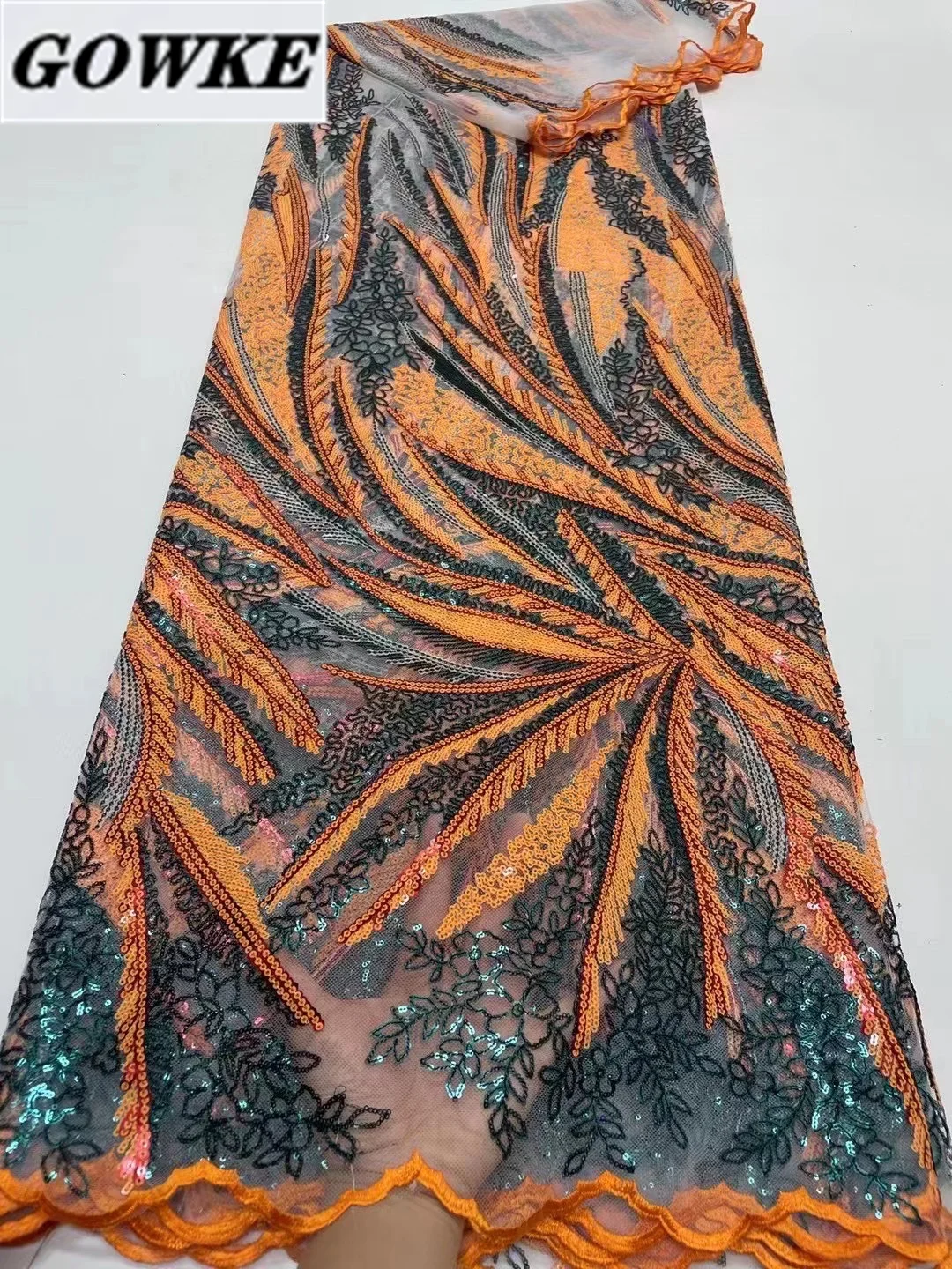 Latest French Luxury MultiColor Sequin Embroidery Tulle Lace Fabric High Quality African Lace Fabric Nigerian For Wedding Dress
Latest French Luxury MultiColor Sequin Embroidery Tulle Lace Fabric High Quality African Lace Fabric Nigerian For Wedding Dress
