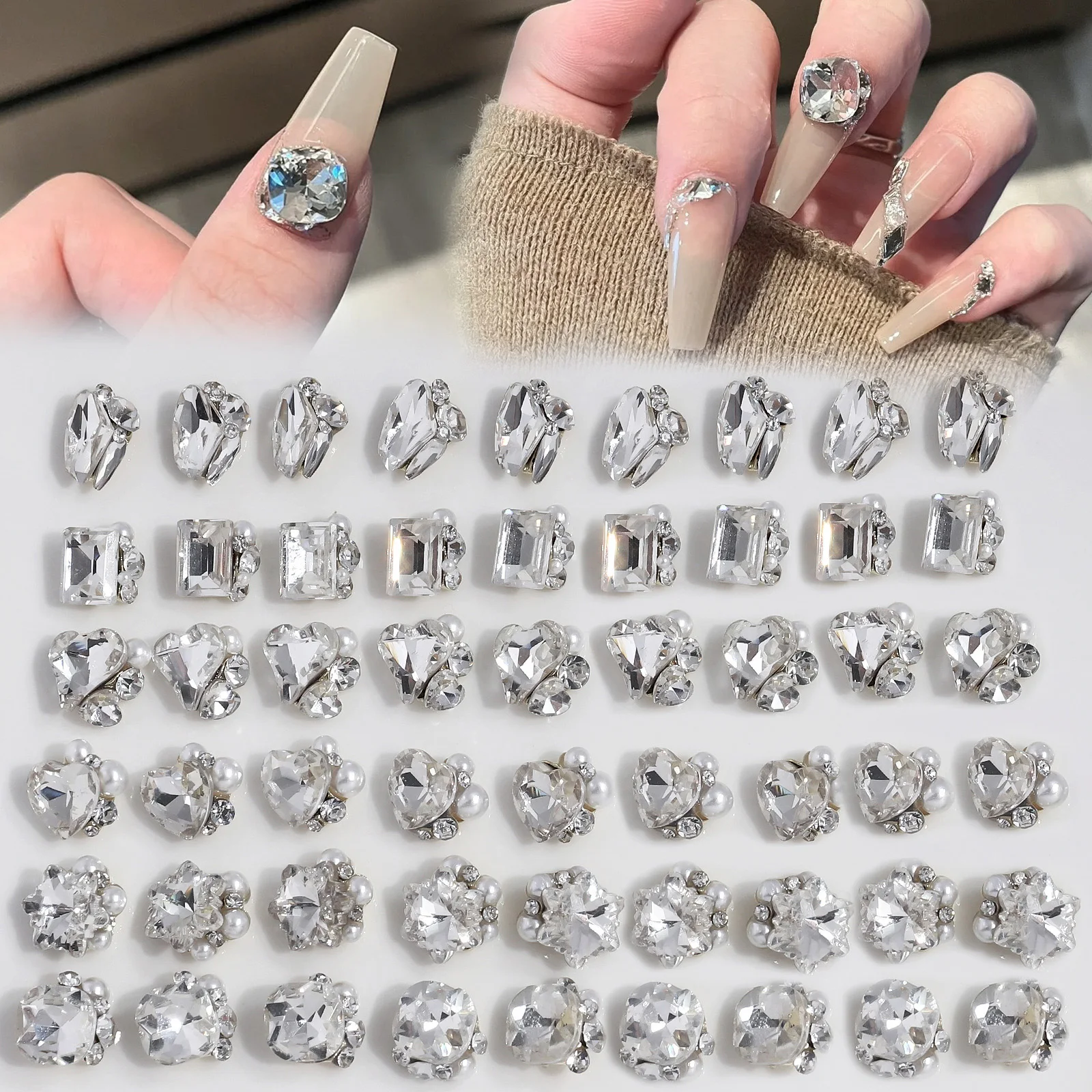 Nail Rhinestone 3D Clear Crystal Art Diamond Stone Manicure Nail Decorative Accessories Collection Professional Nail Accessory
Nail Rhinestone 3D Clear Crystal Art Diamond Stone Manicure Nail Decorative Accessories Collection Professional Nail Accessory