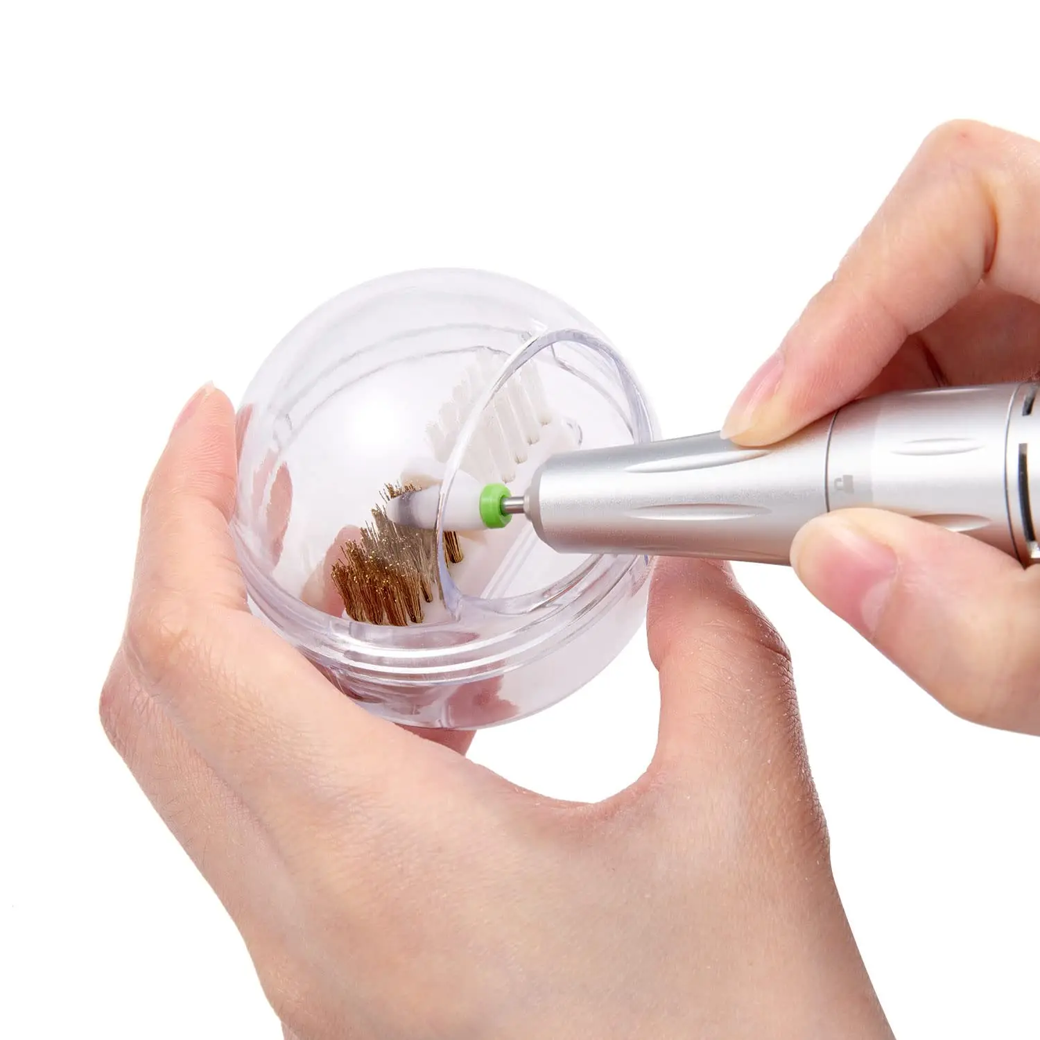 Nail Drill Bits Cleansing Case with Steel Wire & Nylon Brushes Portable Nail Art Drill Head Brush for Nail Drill Head Cleaning
Nail Drill Bits Cleansing Case with Steel Wire & Nylon Brushes Portable Nail Art Drill Head Brush for Nail Drill Head Cleaning
