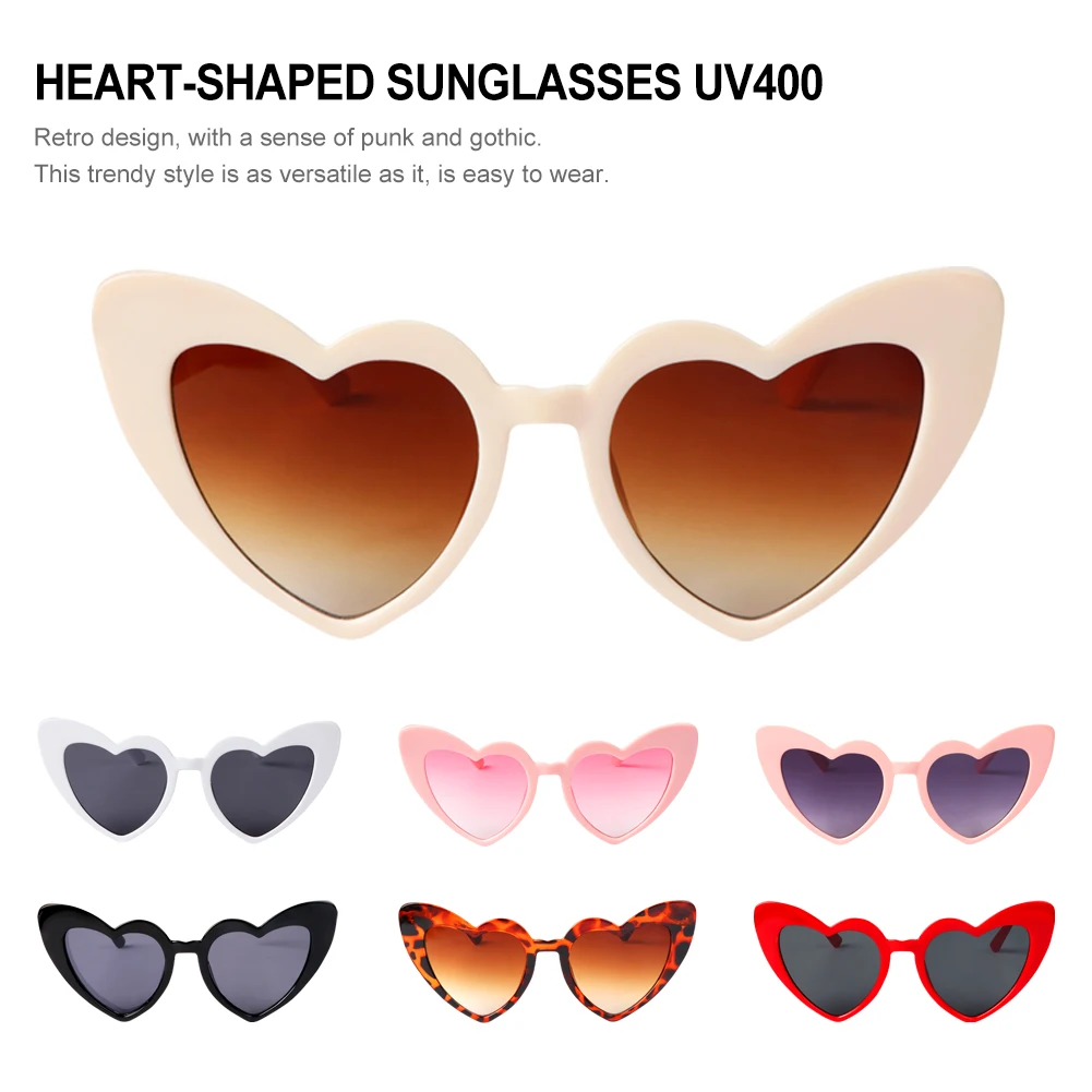 Heart Sunglasses UV400 Protection Brand Designer Cat Eye Sun Glasses Retro Love Heart Glasses Female Summer Beach for Ladies
Heart Sunglasses UV400 Protection Brand Designer Cat Eye Sun Glasses Retro Love Heart Glasses Female Summer Beach for Ladies