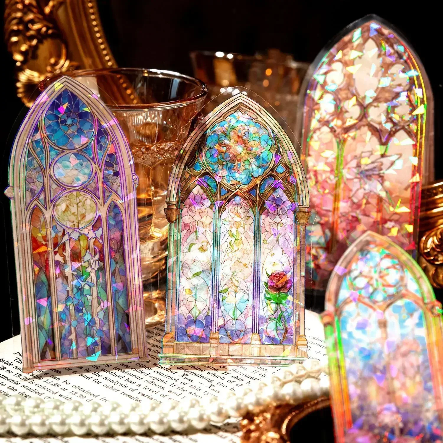 10pcs Flower Window Sticker Laser Gilded Decor Collage Diary Junk Journal DIY Scrapbooking Self Adhesive Creative Cards Stickers
10pcs Flower Window Sticker Laser Gilded Decor Collage Diary Junk Journal DIY Scrapbooking Self Adhesive Creative Cards Stickers