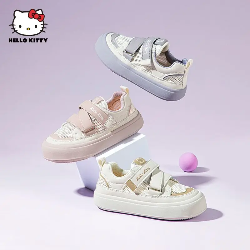 Детские летние кроссовки Sanrio, милая мультяшная обувь Hello Kitty, сетчатые дышащие, повседневная обувь, подарок для девочек
Детские летние кроссовки Sanrio, милая мультяшная обувь Hello Kitty, сетчатые дышащие, повседневная обувь, подарок для девочек