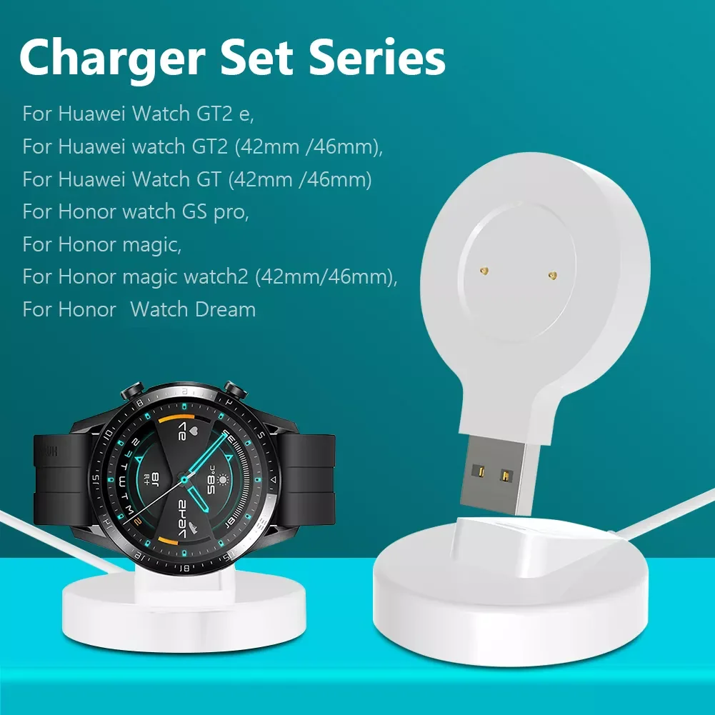 Charger for Huawei Watch GT GT2e GT2 42mm 46mm Honor Magic 1/2 GS Pro Portable USB Charging Cable Fast Charging Dock Station
Charger for Huawei Watch GT GT2e GT2 42mm 46mm Honor Magic 1/2 GS Pro Portable USB Charging Cable Fast Charging Dock Station