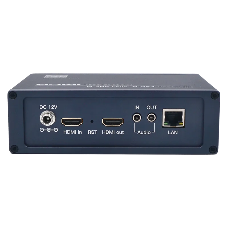 H265 4k@60fps HDMI to IP IPTV video encoder Support RTMP RTSP UDP Protocol with Loop out
H265 4k@60fps HDMI to IP IPTV video encoder Support RTMP RTSP UDP Protocol with Loop out