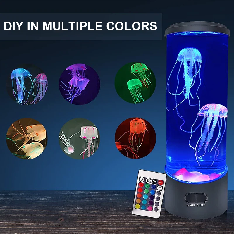 LED Fantasy Jellyfish Lamp USB Color Changing Tank Aquarium Remote Control Relaxing Mood Night Light Kids Gift Home Room Decor
LED Fantasy Jellyfish Lamp USB Color Changing Tank Aquarium Remote Control Relaxing Mood Night Light Kids Gift Home Room Decor