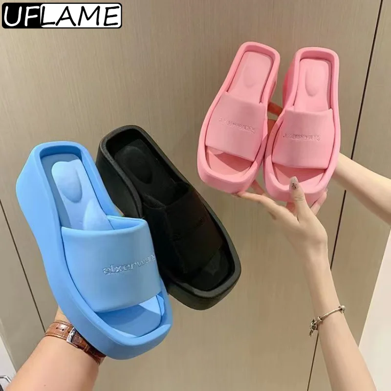 UFLAME Shoes for Women Wedge Heel Thick Slippers Beach Increase Women Sandals Soft Sole Ladies Sandal Slipper 2023 Shoes Summer
UFLAME Shoes for Women Wedge Heel Thick Slippers Beach Increase Women Sandals Soft Sole Ladies Sandal Slipper 2023 Shoes Summer