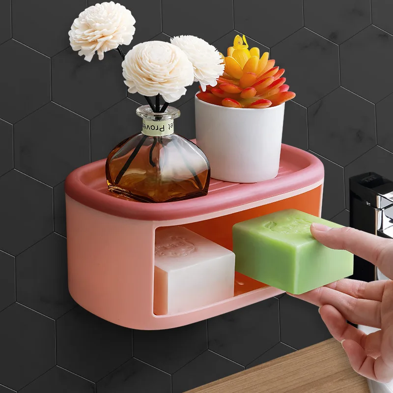 Creative European-style Soap Box Sucker Wall-mounted Soap Rack Household Double-layer Drain Free Punching Toilet Rack Bathroom
Creative European-style Soap Box Sucker Wall-mounted Soap Rack Household Double-layer Drain Free Punching Toilet Rack Bathroom