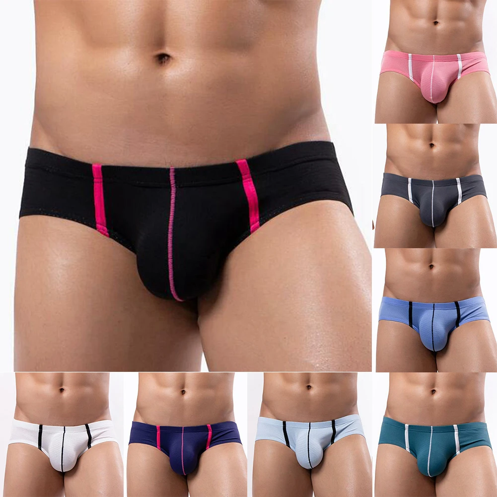 Mens Sexy Soft Briefs Breathable Bikini Mesh Underwear Thong Bulge Pouch Underpants Low Waist Panties Male Comfortable Lingeries
Mens Sexy Soft Briefs Breathable Bikini Mesh Underwear Thong Bulge Pouch Underpants Low Waist Panties Male Comfortable Lingeries