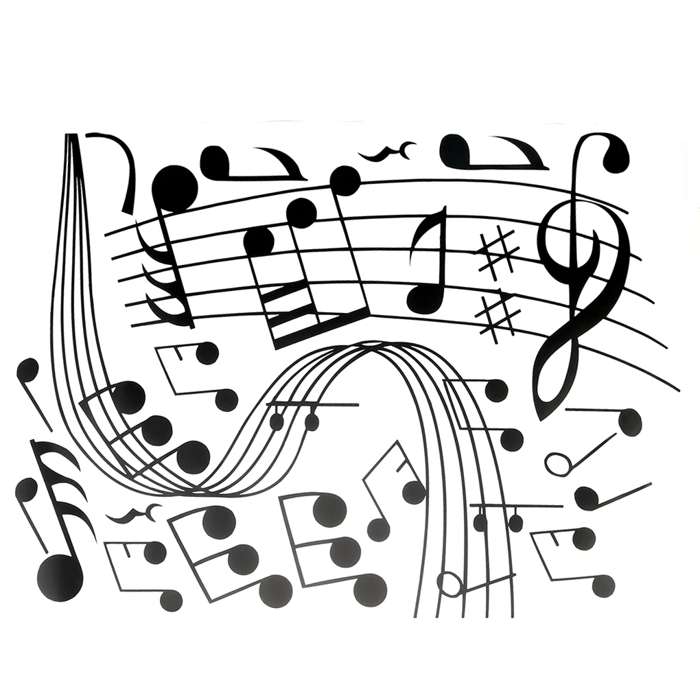 Art Music Notes Wall Stickers Music Notes Lepu Decals Melody Wallpaper Home Living Room Office Decoration Wallpaper Supplies 
Art Music Notes Wall Stickers Music Notes Lepu Decals Melody Wallpaper Home Living Room Office Decoration Wallpaper Supplies