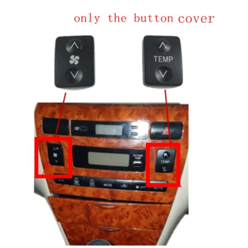 For Toyota Corolla Air Conditioning Panel TEMP Switch Cover Temperature Control Button Cap
For Toyota Corolla Air Conditioning Panel TEMP Switch Cover Temperature Control Button Cap