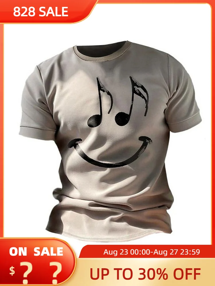Smiling T-Shirt 3D Funny Print Men's Short Sleeve Summer T Shirt For Men Fashion Casual Tees Street Tops Oversized Male Clothing 
Smiling T-Shirt 3D Funny Print Men's Short Sleeve Summer T Shirt For Men Fashion Casual Tees Street Tops Oversized Male Clothing