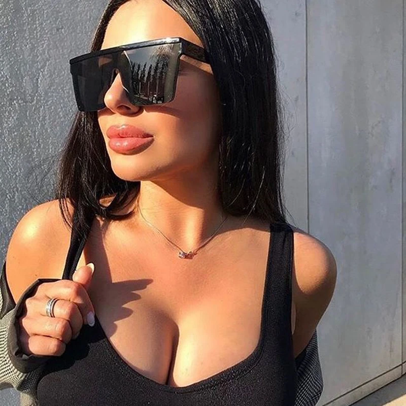 New Fashion Luxury Brand Square Sunglasses Women Vintage Oversize Sun Glasses Female Big Frame Shades Black Lady Uv400
New Fashion Luxury Brand Square Sunglasses Women Vintage Oversize Sun Glasses Female Big Frame Shades Black Lady Uv400