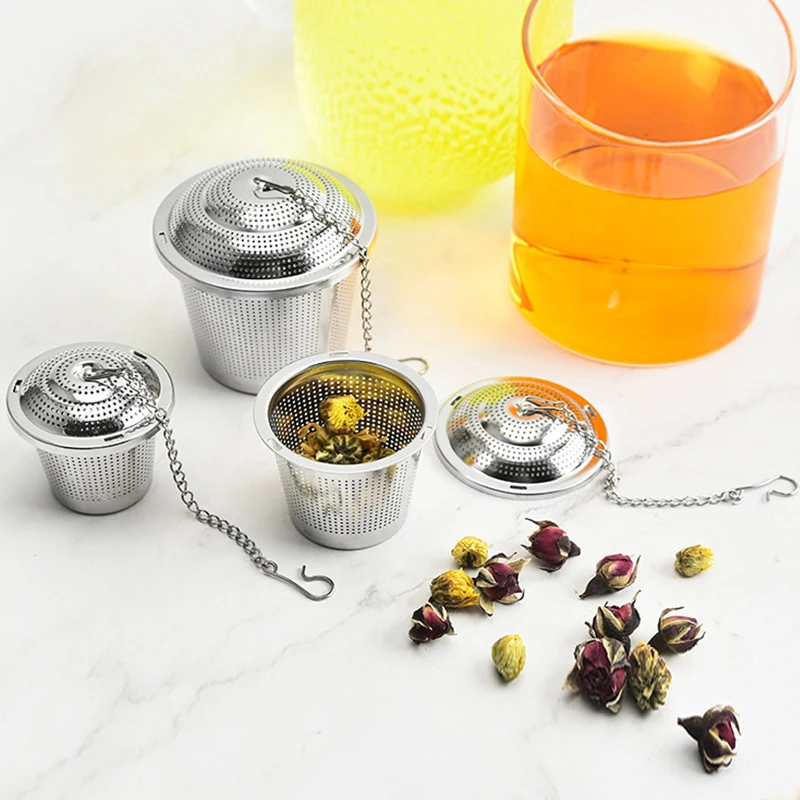 Stainless Steel Tea Strainer Mesh Herbal Infuser Filter Tea Leaf Spice Tea Strainer for Kitchen Tool Cooking Seasoning Bag
Stainless Steel Tea Strainer Mesh Herbal Infuser Filter Tea Leaf Spice Tea Strainer for Kitchen Tool Cooking Seasoning Bag