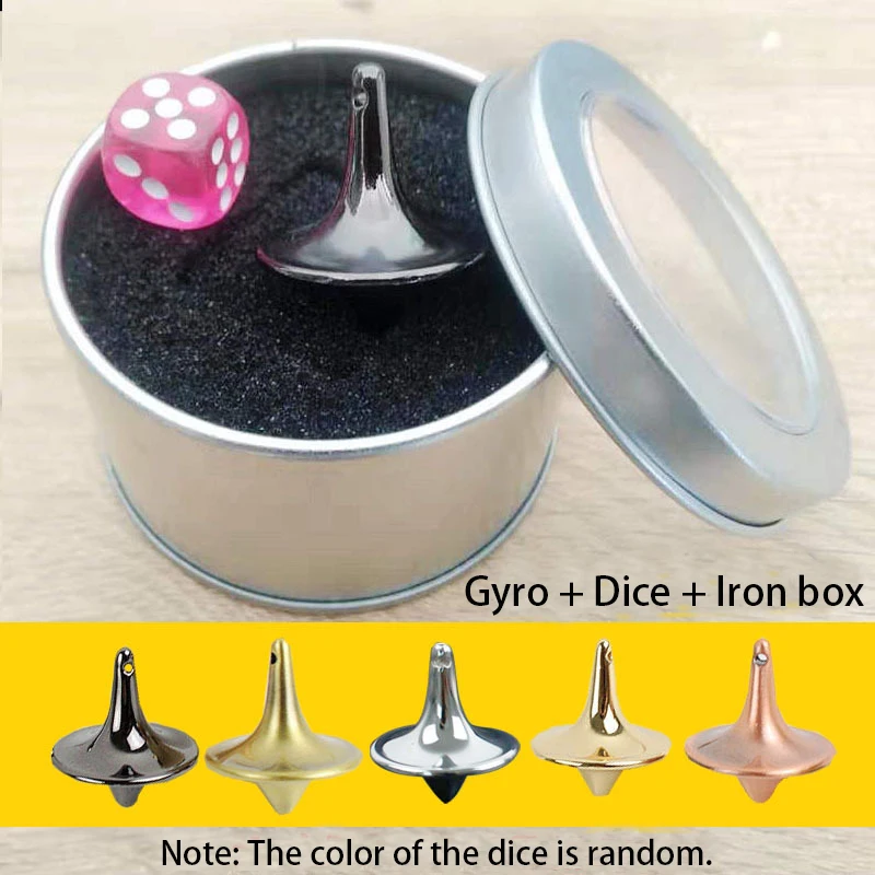 New Mini Spinning Top Zinc Alloy Silver Fingertip Decompression Gyro Movie Peripheral Toys with Metal Box Toys Gifts for Kids
New Mini Spinning Top Zinc Alloy Silver Fingertip Decompression Gyro Movie Peripheral Toys with Metal Box Toys Gifts for Kids