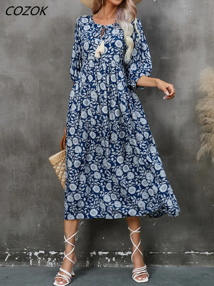 Sexy V Neck Print Pleated Dress Women Casual Dress Beach Loose Ladies Dresses Summer
Sexy V Neck Print Pleated Dress Women Casual Dress Beach Loose Ladies Dresses Summer