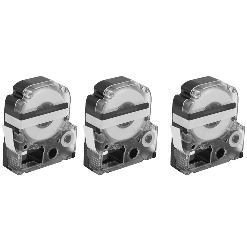 3Pcs 12Mm Label Maker Tape Label Maker Black On White Label Tape For Epson/Kingjim Printer
3Pcs 12Mm Label Maker Tape Label Maker Black On White Label Tape For Epson/Kingjim Printer