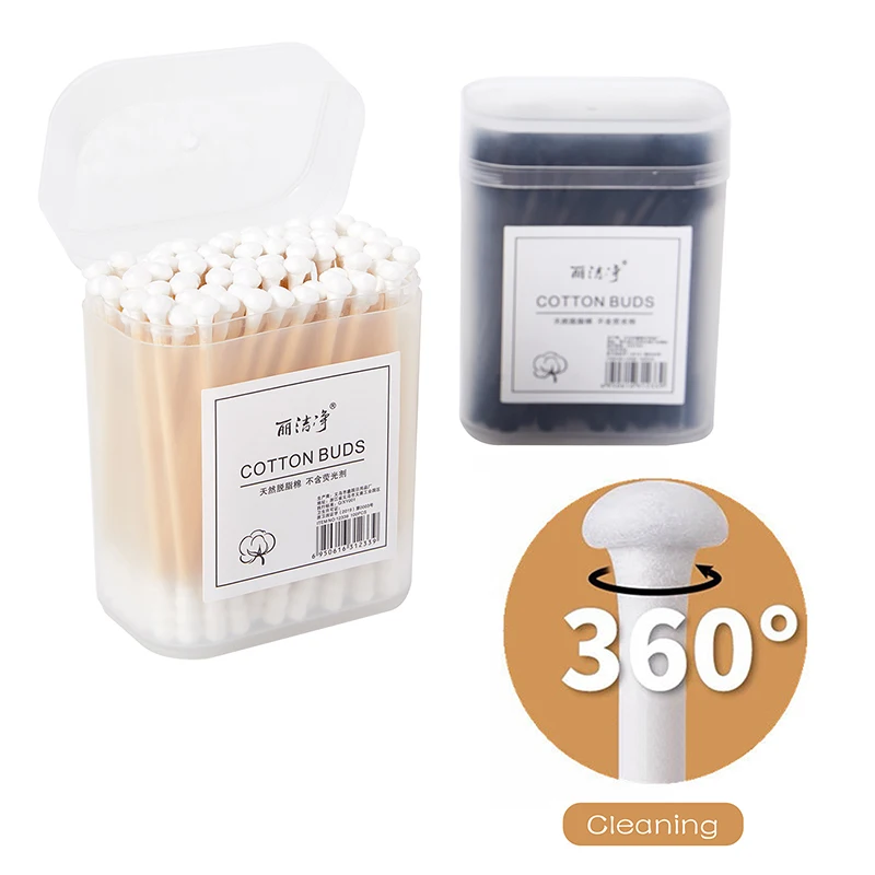 100Pcs Cotton Bud With Ear Pick Disposable Double Headed Cotton Swabs For Beauty Makeup Nose Ears Cleaning
100Pcs Cotton Bud With Ear Pick Disposable Double Headed Cotton Swabs For Beauty Makeup Nose Ears Cleaning