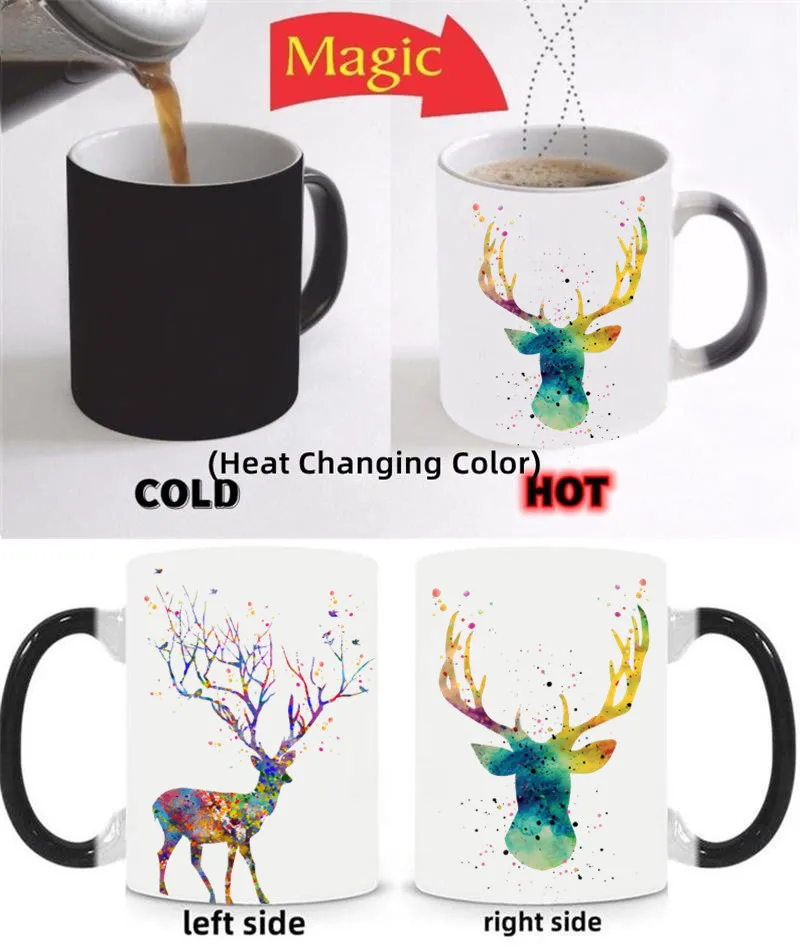 Deer Mugs Buck Deer Cups Kawaii Kids Mugen Friend Gifts Hunter Cups Color Changing Coffee Mug Unique Hunt Cup Heat Reveal Mug
Deer Mugs Buck Deer Cups Kawaii Kids Mugen Friend Gifts Hunter Cups Color Changing Coffee Mug Unique Hunt Cup Heat Reveal Mug