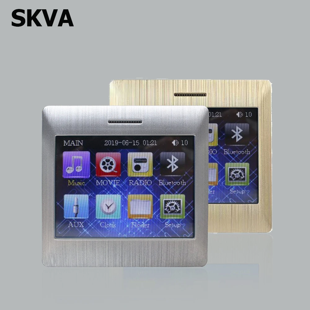 3.5 Inch Wall-mounted Bluetooth Amplifier with Touch Screen Home Theater Sound System Audio Amplifier Board Living Room Kitchen
3.5 Inch Wall-mounted Bluetooth Amplifier with Touch Screen Home Theater Sound System Audio Amplifier Board Living Room Kitchen