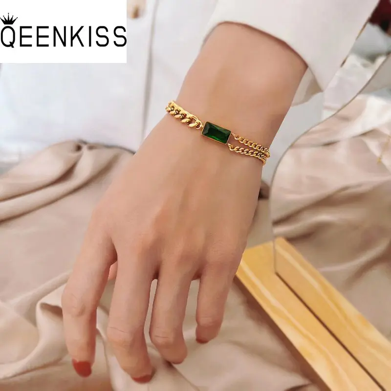 QEENKISS BT860 Fine Wholesale Fashion WomanGirl BestieMotherParty Birthday Wedding Gift Zircon Titanium Stainless Steel Bracelet
QEENKISS BT860 Fine Wholesale Fashion WomanGirl BestieMotherParty Birthday Wedding Gift Zircon Titanium Stainless Steel Bracelet