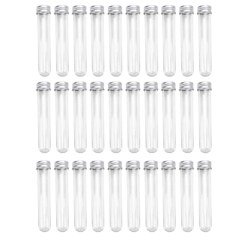 30 PCS Test Tubes 45Ml Plastic Test Tubes Single Test Tubes With Lids Sample Storage Tube Transparent Tubes Set 
30 PCS Test Tubes 45Ml Plastic Test Tubes Single Test Tubes With Lids Sample Storage Tube Transparent Tubes Set