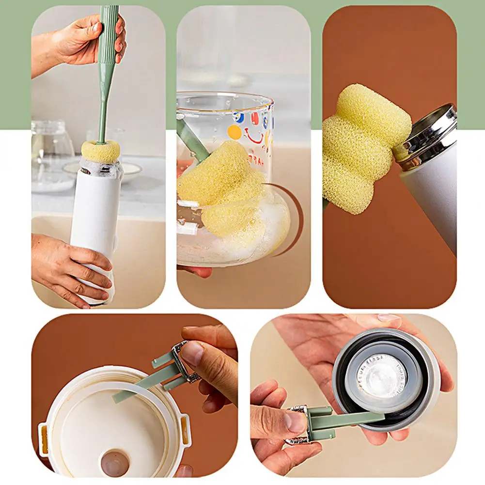 Durable Mug Brush Long Handle Ergonomic Multifunction Milk Bottle Tea Mug Scrubber Brush Anti-deform Cup Brush for Household
Durable Mug Brush Long Handle Ergonomic Multifunction Milk Bottle Tea Mug Scrubber Brush Anti-deform Cup Brush for Household