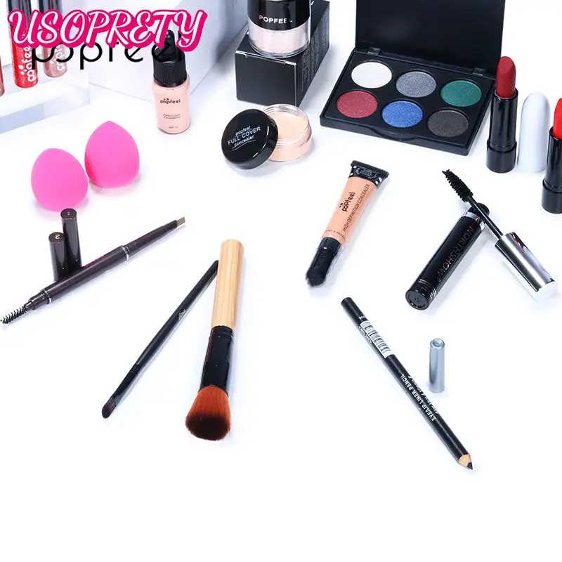 Make Up Female Cosmetics Kit Concealer Lip Gloss Foundation Base Maquillaje Cosmetic Mascara Powder Eyeshadow Palette Makeup Set
Make Up Female Cosmetics Kit Concealer Lip Gloss Foundation Base Maquillaje Cosmetic Mascara Powder Eyeshadow Palette Makeup Set