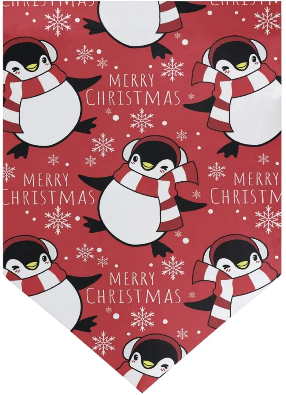 Christmas Animal Penguin Winter Red Garden Flag Welcome Home House Flags Double Sided Yard Banner Outdoor Decor Banner for Outsi
Christmas Animal Penguin Winter Red Garden Flag Welcome Home House Flags Double Sided Yard Banner Outdoor Decor Banner for Outsi