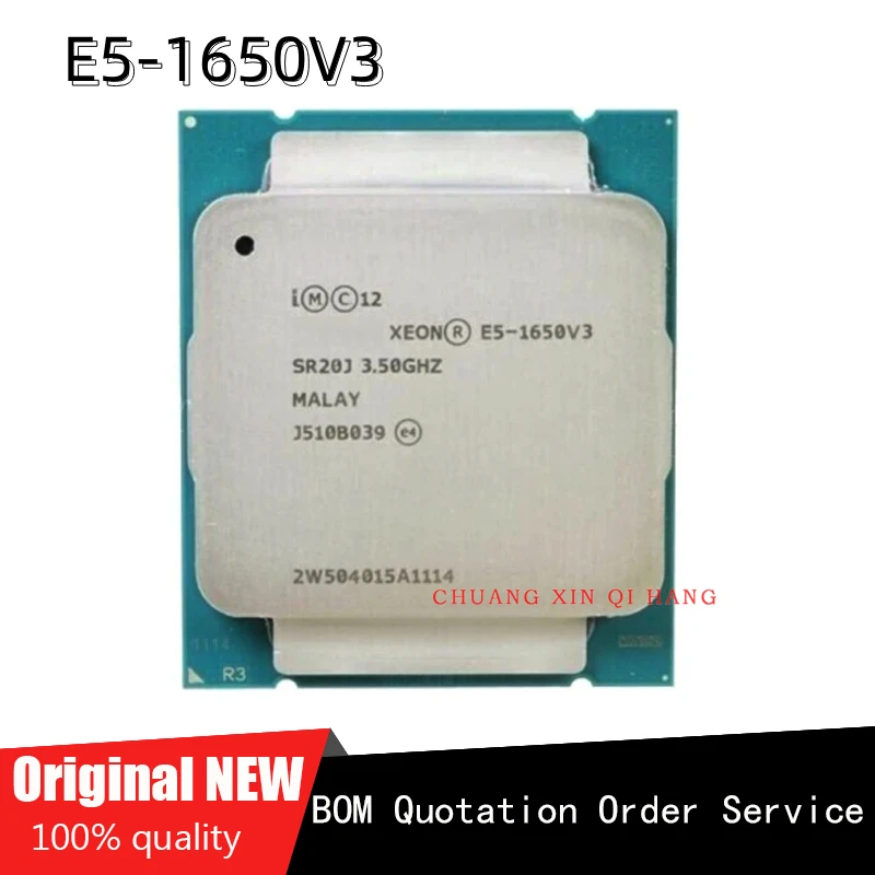 Used for E5 1650 V3 E5-1650V3 SR20J 3.5Ghz 6 Core 140W Socket LGA 2011-3 CPU E5 1650V3 e5-1650 v3 Processor
Used for E5 1650 V3 E5-1650V3 SR20J 3.5Ghz 6 Core 140W Socket LGA 2011-3 CPU E5 1650V3 e5-1650 v3 Processor
