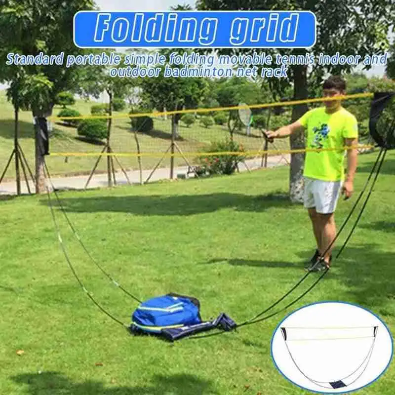Foldable Badminton Net Frame Support Tennis Volleyball Badminton Mesh Net Shuttlecock Network Square 2.9m Tennis Training E2p0
Foldable Badminton Net Frame Support Tennis Volleyball Badminton Mesh Net Shuttlecock Network Square 2.9m Tennis Training E2p0