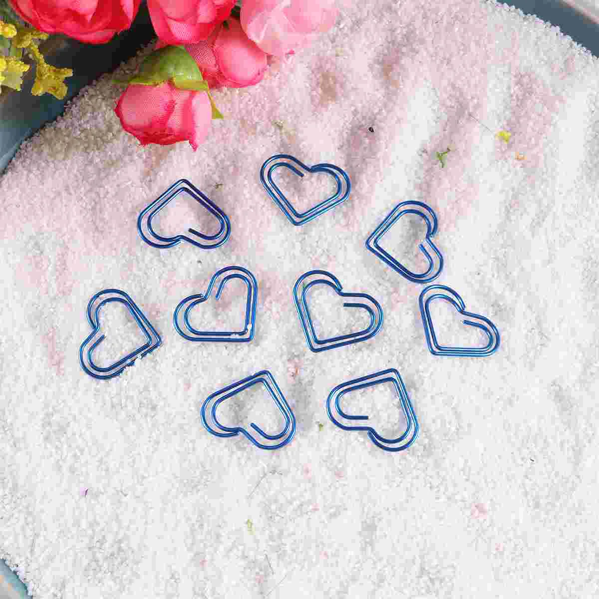 100pcs Love Heart Shaped Paper Clips Nonskid School Clips Clips Bulk for Home Office School Kids
100pcs Love Heart Shaped Paper Clips Nonskid School Clips Clips Bulk for Home Office School Kids