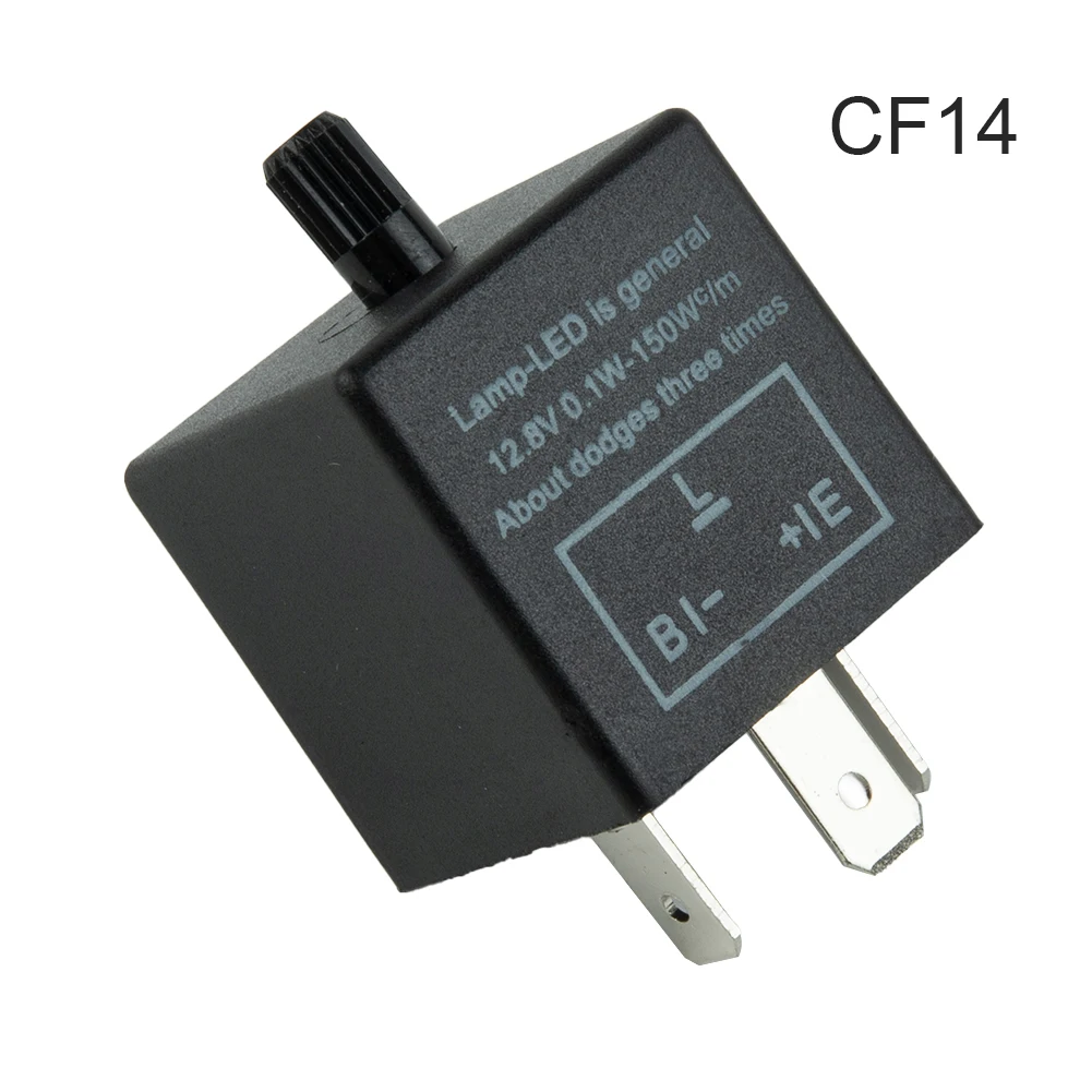 Motorcycle Adjustable Turn Signal Relay 12V Universal Turn Signal Hazard LED Flasher Relay CF14 3Pin JL-02 Fix Fast Hyper-Flash
Motorcycle Adjustable Turn Signal Relay 12V Universal Turn Signal Hazard LED Flasher Relay CF14 3Pin JL-02 Fix Fast Hyper-Flash