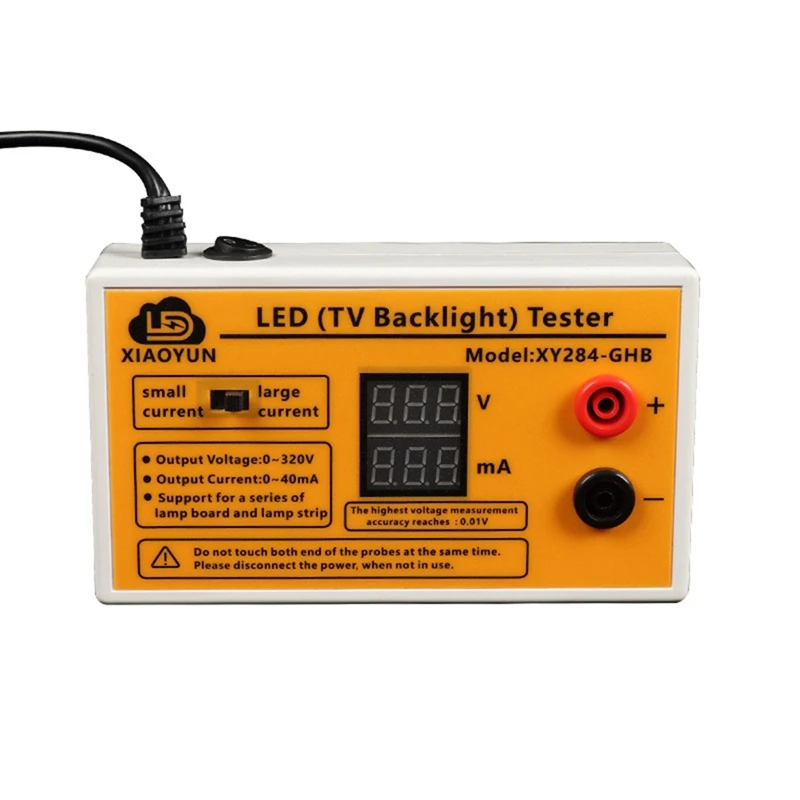 LED TV Backlight Tester 0-320V Output LED Strips Test Tool With Current And Voltage Display For LED Application-EU Plug
LED TV Backlight Tester 0-320V Output LED Strips Test Tool With Current And Voltage Display For LED Application-EU Plug