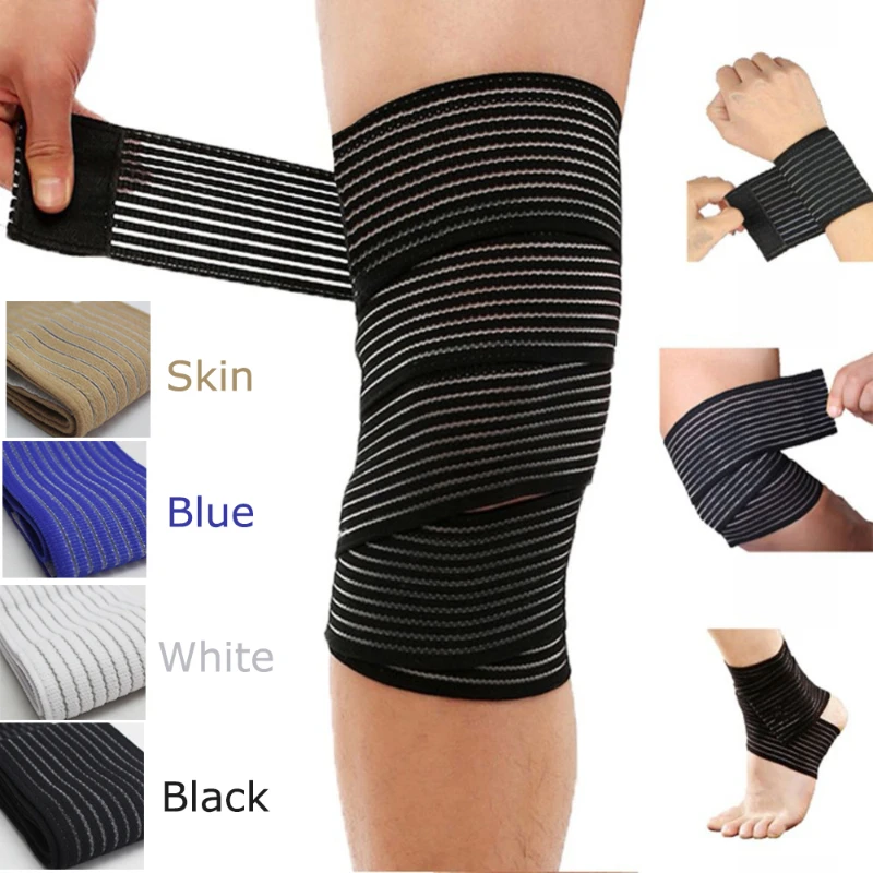 1PC 40-180cm High Elastic Compression Bandage Ankle Wrist Knee Calf Thigh Support Protective Equipment Sports Tape
1PC 40-180cm High Elastic Compression Bandage Ankle Wrist Knee Calf Thigh Support Protective Equipment Sports Tape