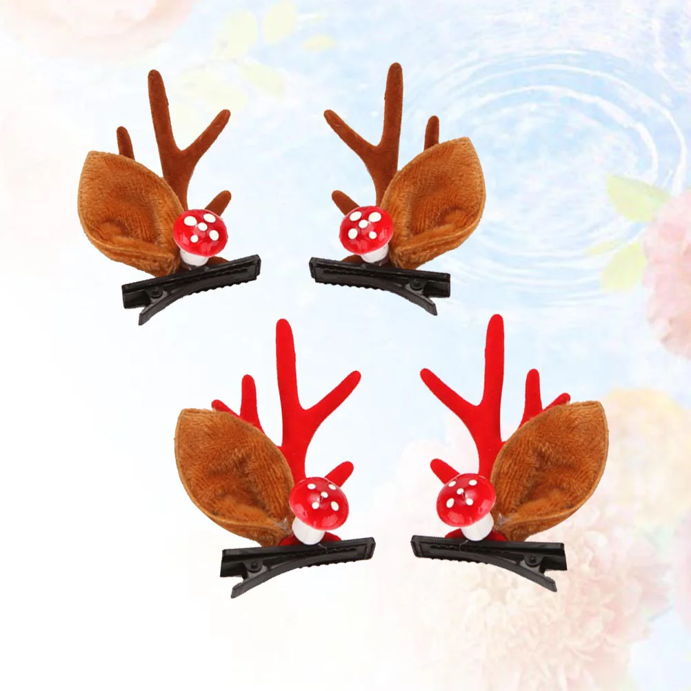 4 Pcs Christmas Hair Accessories Antlers Hairpins Girls Mori Department Elk Clips for
4 Pcs Christmas Hair Accessories Antlers Hairpins Girls Mori Department Elk Clips for