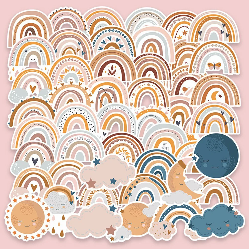 10/30/50PCS Bohemian Rainbow Clouds Cartoon Sticker DIY Phone Laptop Luggage Skateboard Graffiti Decals Fun for Kid
10/30/50PCS Bohemian Rainbow Clouds Cartoon Sticker DIY Phone Laptop Luggage Skateboard Graffiti Decals Fun for Kid