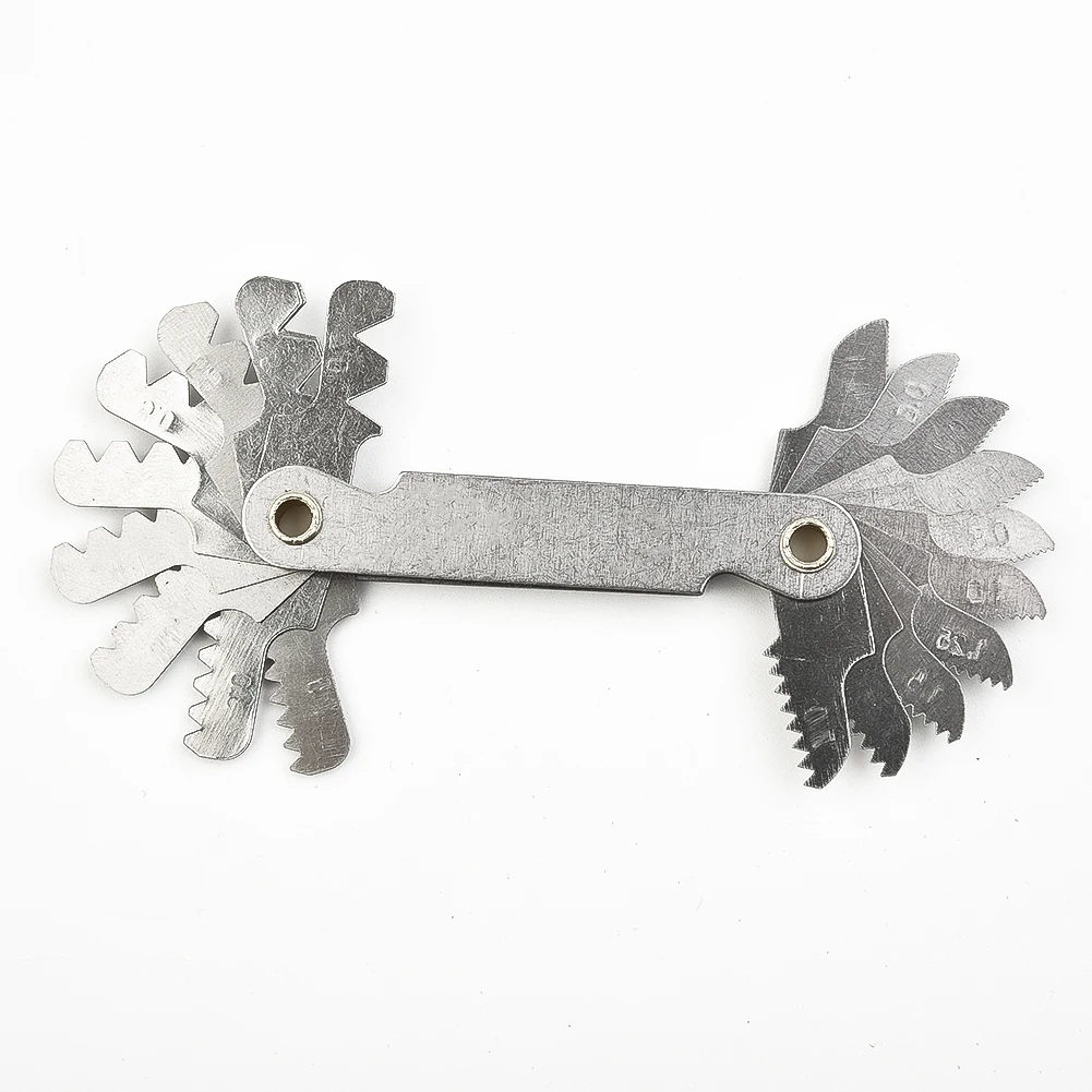 1 Pc Thread Measuring Gauge Cutting Gauge Inch 55° Measuring Metric 60° Pitch Thread Tool Durable New Practical
1 Pc Thread Measuring Gauge Cutting Gauge Inch 55° Measuring Metric 60° Pitch Thread Tool Durable New Practical