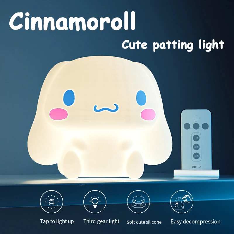 Anime Sanrio Kawaii Kuromi Cinnamoroll Bedside Lamp Cute Cartoon Bedroom Night Light Student Dormitory Warm Light Reading Light
Anime Sanrio Kawaii Kuromi Cinnamoroll Bedside Lamp Cute Cartoon Bedroom Night Light Student Dormitory Warm Light Reading Light