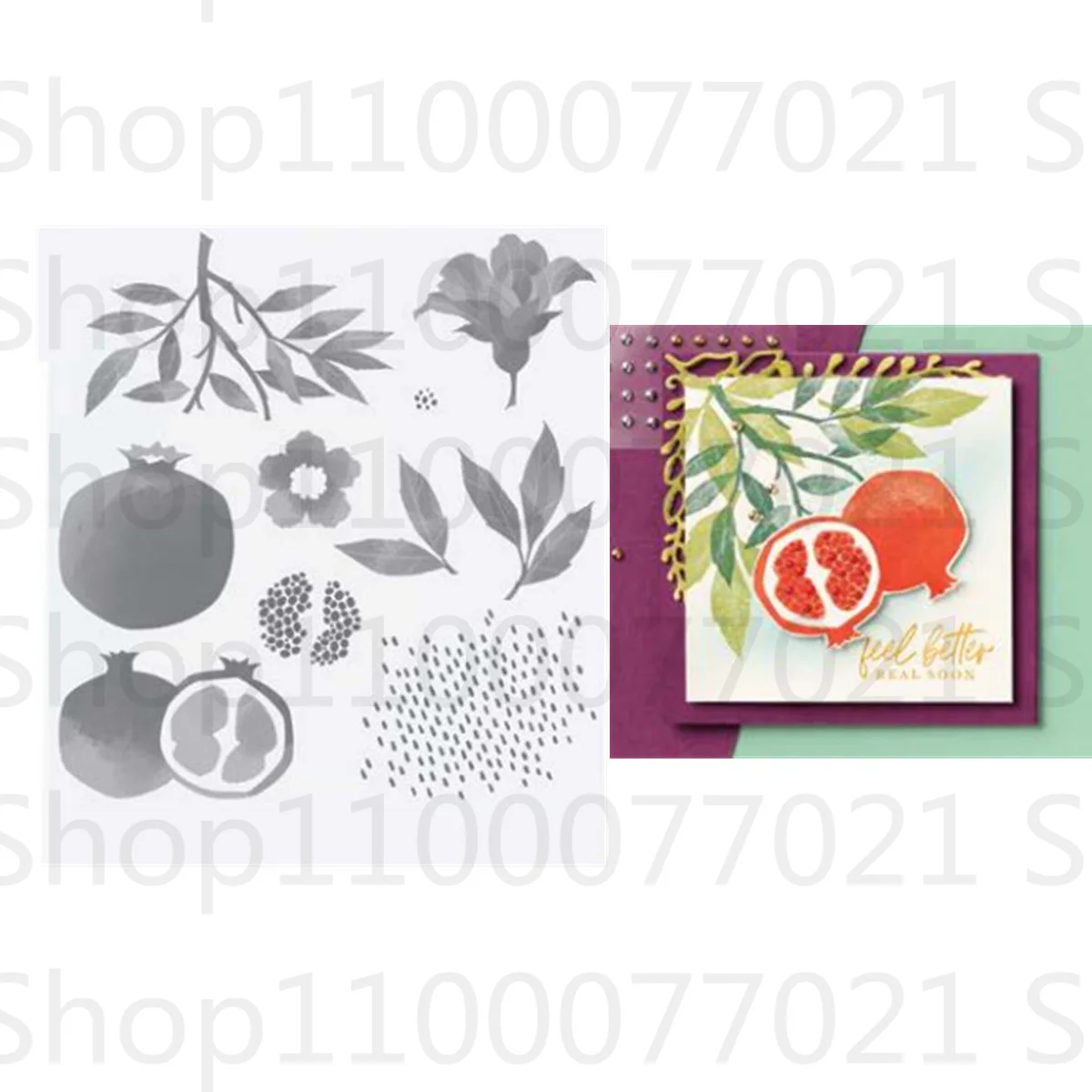 Christmas Pomegranate Metal Cutting Dies And Clear Stamps For Decoration Scrapbook Stencils Handcrafted Embossing Templates New
Christmas Pomegranate Metal Cutting Dies And Clear Stamps For Decoration Scrapbook Stencils Handcrafted Embossing Templates New