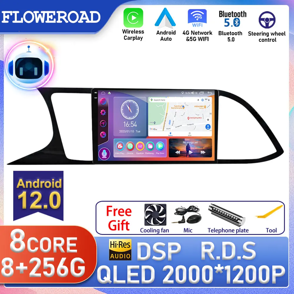 8G 256G Android For Seat Leon 3 MK3 2012 - 2020 Car Radio GPS Navigation 4G WIFI DSP BT Carplay Stereo Player No 2 Din 2din DVD
8G 256G Android For Seat Leon 3 MK3 2012 - 2020 Car Radio GPS Navigation 4G WIFI DSP BT Carplay Stereo Player No 2 Din 2din DVD