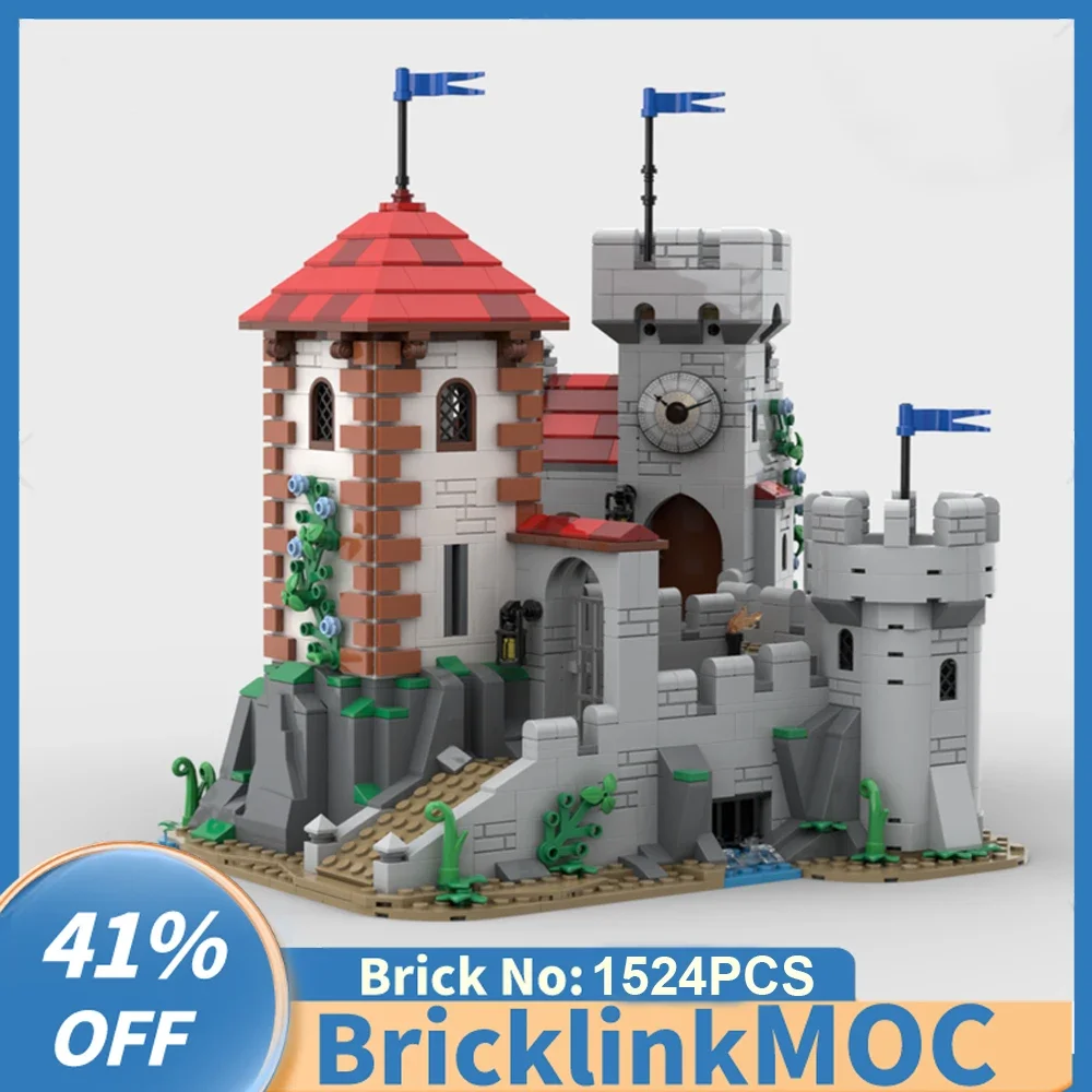 Новинка 1524 шт. строительные блоки MOC для европейской средневековой улицы с изображением морского замка
Новинка 1524 шт. строительные блоки MOC для европейской средневековой улицы с изображением морского замка