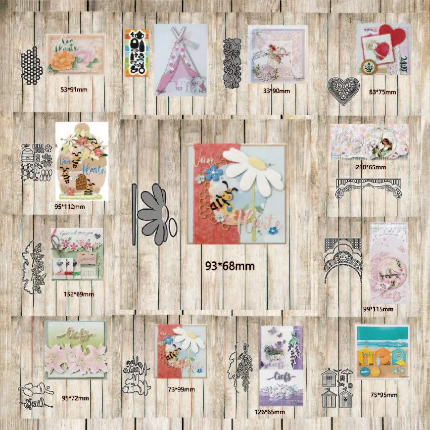2022 new die dies spring bee house flowers metal Cut mold scrapbook photo album decoration diy card craft
2022 new die dies spring bee house flowers metal Cut mold scrapbook photo album decoration diy card craft