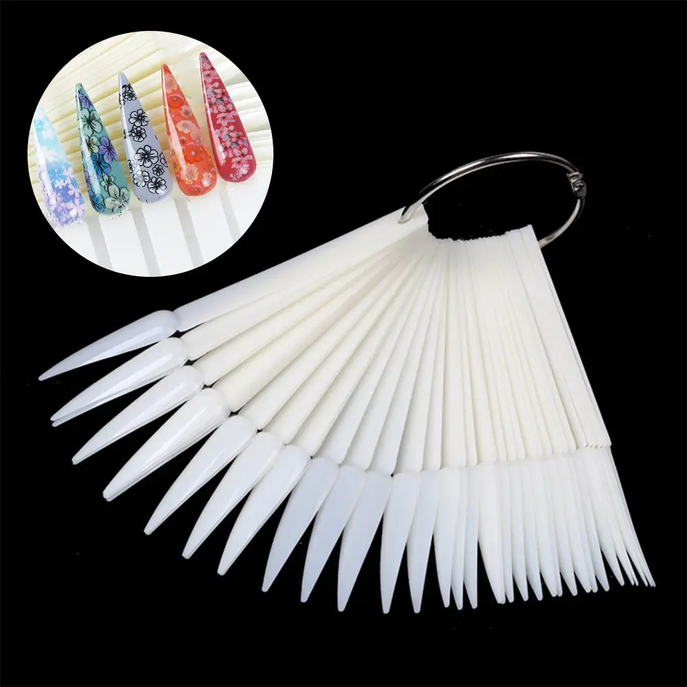 40Pcs Manicure Tools Pointed Showing Shelf Buckle Ring Practice Board Nail Display Nail Plate Nail Tips Color Card
40Pcs Manicure Tools Pointed Showing Shelf Buckle Ring Practice Board Nail Display Nail Plate Nail Tips Color Card