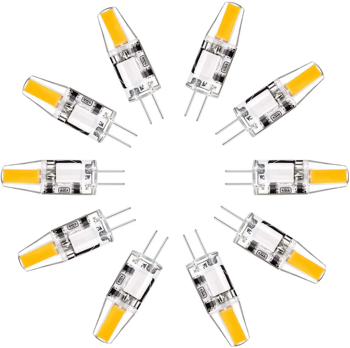 10PCS G4 LED Bulb 12V 2W Replaces 10W 20W Halogen Bulb COB Chips Super Mini for Cabinet Landscape Chandelier Appliance Bulb
10PCS G4 LED Bulb 12V 2W Replaces 10W 20W Halogen Bulb COB Chips Super Mini for Cabinet Landscape Chandelier Appliance Bulb