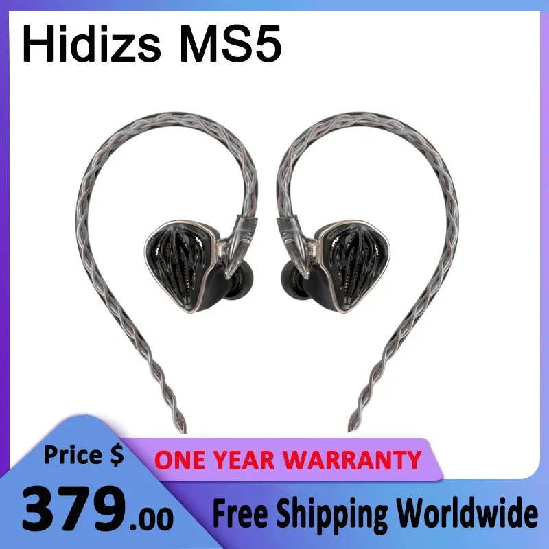 Hidizs MS5 4BA+1DD Hybrid 5 Units HiFi In-Ear Monitor Earphone Pre-order 35-40 Days
Hidizs MS5 4BA+1DD Hybrid 5 Units HiFi In-Ear Monitor Earphone Pre-order 35-40 Days