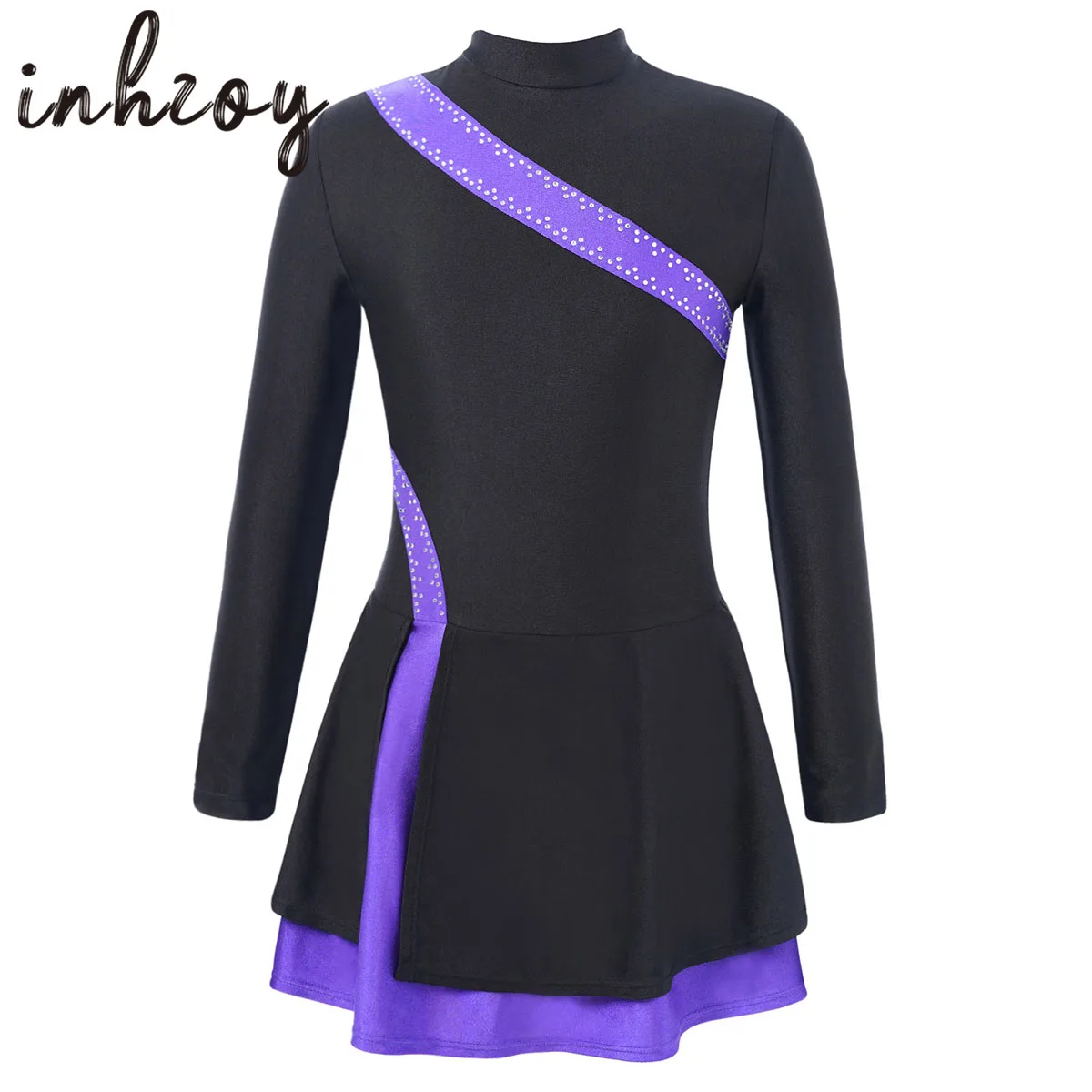 Kids Girls Shiny Rhinestone Figure Ice Skating Dress Ballroom Dance Roller Skating Competition Practice Performance Costume
Kids Girls Shiny Rhinestone Figure Ice Skating Dress Ballroom Dance Roller Skating Competition Practice Performance Costume