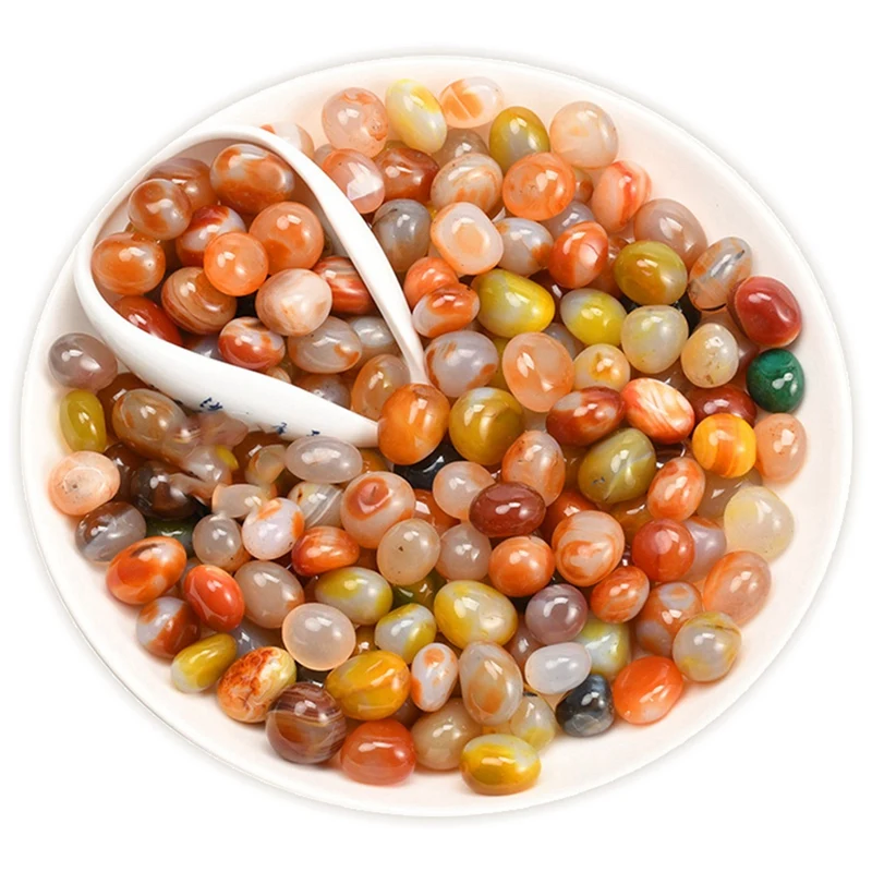 Polished Agate Stones Colored Tumbled Pebbles Crystal Gravel for Aquarium Rocks Fish Tank Pebbles Vase Filler Gemstones
Polished Agate Stones Colored Tumbled Pebbles Crystal Gravel for Aquarium Rocks Fish Tank Pebbles Vase Filler Gemstones