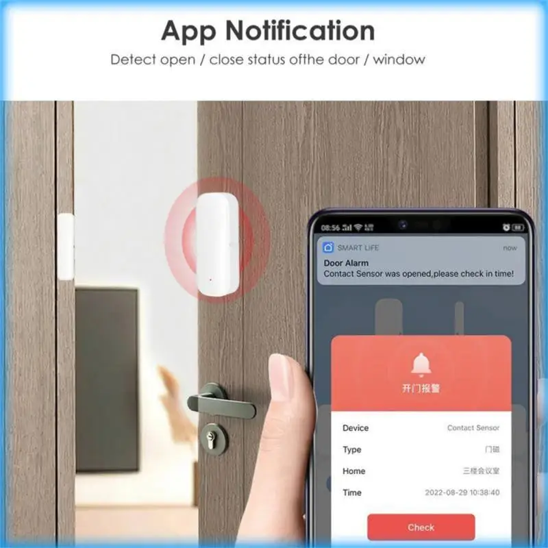 2.4ghz Wifi Independence Alert Window Sensor Smartlife App Smart Home 90db Siren Smart Door Open/closed Detectors Tuya Alarm
2.4ghz Wifi Independence Alert Window Sensor Smartlife App Smart Home 90db Siren Smart Door Open/closed Detectors Tuya Alarm