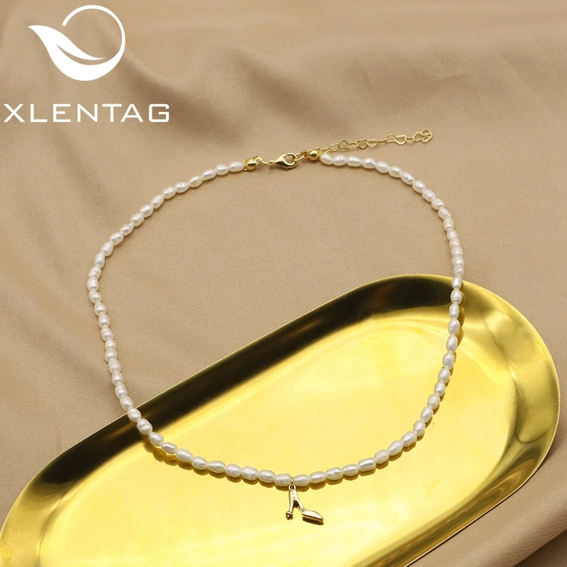 Xlentag White Natural Freshwater Pearls Women's Necklace High Heels Romantic Fashion Trend Art Banquet Valentine's Day Gifts
Xlentag White Natural Freshwater Pearls Women's Necklace High Heels Romantic Fashion Trend Art Banquet Valentine's Day Gifts