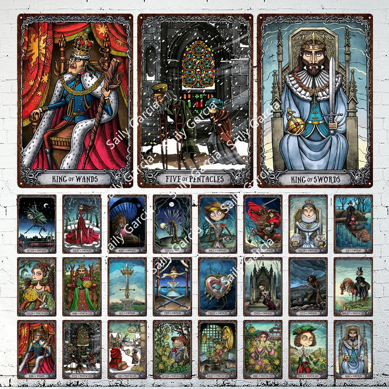 Fashion Tarot Iron Retro Style Poster Vintage Tin Sign Plaque for Coffee Garage Home Backyard Club Bar Wall Art Decoration Plate
Fashion Tarot Iron Retro Style Poster Vintage Tin Sign Plaque for Coffee Garage Home Backyard Club Bar Wall Art Decoration Plate